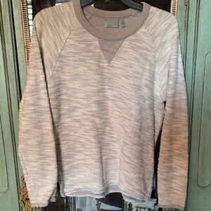 Athleta Women’s Cream Heather Crewneck Top